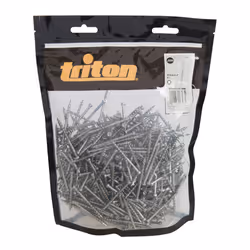 Triton Stainless Steel Pocket-Hole Screws Pan Head Coarse - SS Deck 8 x 2&quot; 500pk