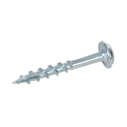 Zinc Pocket-Hole Screws Washer Head Coarse P/HC 8 x 1-1/4" 100pk