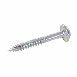 Zinc Pocket-Hole Screws Washer Head Fine P/HF 7 x 1-1/4" 500pk