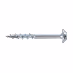 Triton Zinc Pocket-Hole Screws Washer Head Coarse - P/HC 8 x 1-1/2&quot; 100pk