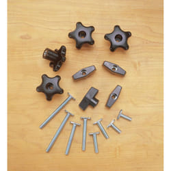 Rockler 4' Universal T-Track Set 17 pieces