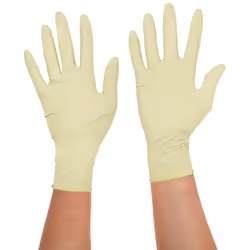 SHIELD Polypropylene Gloves, Vinyl, Clear (Pack of 100) - Medium