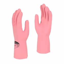 SHIELD Latex Rubber Household Gloves Medium Pink (Pair) - GR03/PinkMed