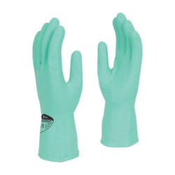 SHIELD Latex Rubber Household Gloves Medium Green (Pair) - GR03/GreenM
