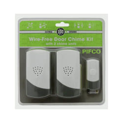 WIRELESS PLUG IN DIGITAL DOOR CHIME/BELL, 2 CHIMES IN PACK
