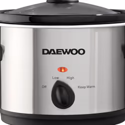 DAEWOO 1.5L STAINLESS STEEL SLOW COOKER