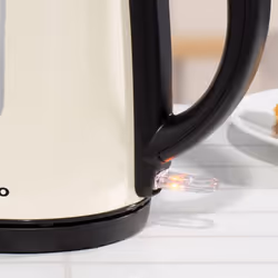 DAEWOO KENSINGTON 1.7L 3KW JUG KETTLE CREAM