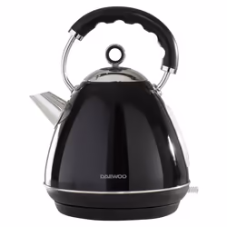 DAEWOO KENSINGTON 1.7L 3KW PYRAMID KETTLE BLACK