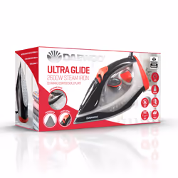 Daewoo SDA1590GE, Dry & Steam iron, Ceramic soleplate, 2 m, 35 g/min, Black, Grey, Red, 2600 W