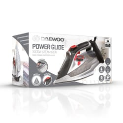Daewoo SDA1591GE iron Dry & Steam iron Ceramic soleplate 3000 W Black, Grey, Red