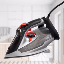 Daewoo SDA1591GE iron Dry & Steam iron Ceramic soleplate 3000 W Black, Grey, Red