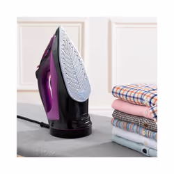 Daewoo Free Glide Steam Cordless Iron 2200W Temperature Dial Self Clean Purple