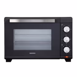Daewoo 23L Electric Mini Oven 1300W Adjustable Temperature Control Space Saving 90Â°C - 230Â°C Timer 60min for Baking Grill Toast