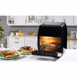 Daewoo SDA1551GE fryer Single 12 L Stand-alone 1800 W Hot air fryer Black - Additional view 4