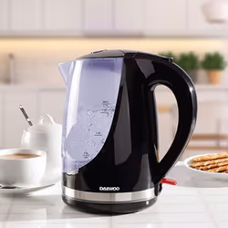 Daewoo Colour Changing 1.7L Jug Kettle 360 Swivel Base 3000 W Black - SDA1666