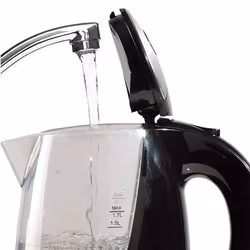 Daewoo Colour Changing 1.7L Jug Kettle 360 Swivel Base 3000 W Black - SDA1666
