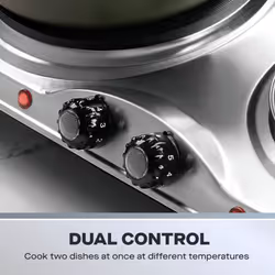 Daewoo Double Stainless Steel Hot Plate