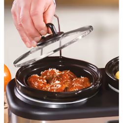 Daewoo SDA1334GE slow cooker 4.5 L 300 W Black, Stainless steel