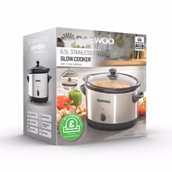 Daewoo SDA1788GE, 6.5 L, Black, Stainless steel, 265 W, 255 mm, 425 mm, 320 mm