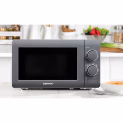 Daewoo Grey Argyle 1.7L Jug Kettle, 4 Slice Toaster and 800W Microwave