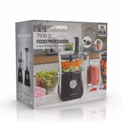 Daewoo SDA2100GE, 2 L, Black, Stainless steel, 750 W, 230 mm, 320 mm