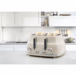 Daewoo SDA2483GE toaster 4 slice(s) 1960 W Cream