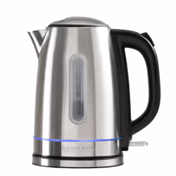 Daewoo Edinburgh Rapid Boil Kettle Cordless 3KW 1.7L Capacity Brushed Steel Silver