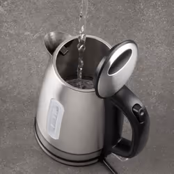 Daewoo Edinburgh Rapid Boil Kettle Cordless 3KW 1.7L Capacity Brushed Steel Silver