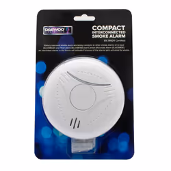 Daewoo Electricals Smoke Heat Carbon Monoxide Alarm Wireless Interconnected 10 Year Battery - Heat Alarm