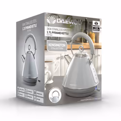 Daewoo Kensington Pyramid Kettle 1.7 Litres 3000W
