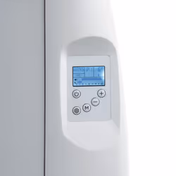 Daewoo 1500W Ceramic Radiator 2 In 1 Portable Freestanding Wall Mounted LCD White