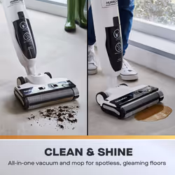 Daewoo Hurricane Upright Cordless Carpet Cleaner Hard Floor Washer Wet & Dry Vacuum Cleaning Scrubber Mop