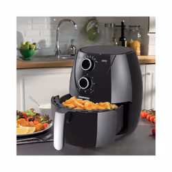Daewoo Medium Compact 4 Litre Air Fryer Bake Roast Grill 80-200 & 30min Timer Serves 4-5