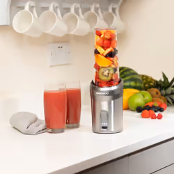 Daewoo 200W Pro Bullet One Touch Cordless Blender Stainless Steel Blade 750ml