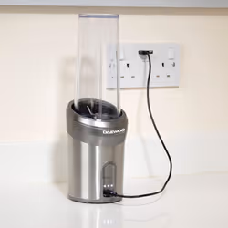 Daewoo 200W Pro Bullet One Touch Cordless Blender Stainless Steel Blade 750ml