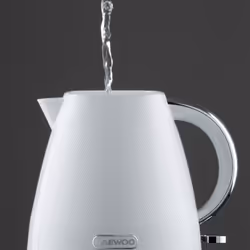 Daewoo Stirling Kettle and Toaster Bundle Pyramid Set 1.7L Rapid Boil 2 Slice - White