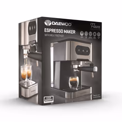 Daewoo SDA2698GE, Espresso machine, 1.5 L, 1350 W, Stainless steel
