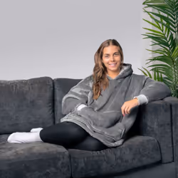 Daewoo Rechargeable Oversized Heated Hoodie Soft Breathable Fabric (H-84X W-80)cm