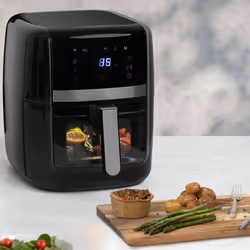 Daewoo Family Size 8L Digital Air Fryer w Window & Divider for 2x4L Dual Cooking - Additional view 5