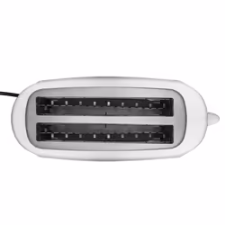 Daewoo Essentials 1450W White 4 Slice Long Slot Toaster & Crumb Tray 7 Levels
