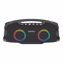 Daewoo Boom Beat Pro Portable Bluetooth Speakers Indoor Outdoor 40W w LED Lights