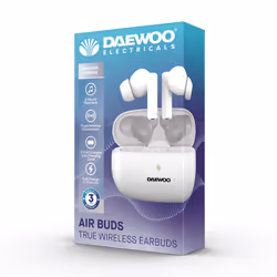 Daewoo Air Buds True Wireless Bluetooth Earbuds White