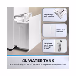 Daewoo Air Dehumidifier 20L per day Mould and Moisture Extraction Quiet 36dB - 40 Home Living Room Bedroom