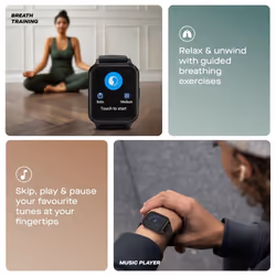 Daewoo Flight Smart Watch Fitness Activity Tracker Heart Rate Blood Pressure Monitor with voice calling