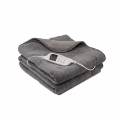Daewoo Dreamz Grey Electric Heated Throw Over Blanket 2 Tone Soft 1.6x1.2m Large