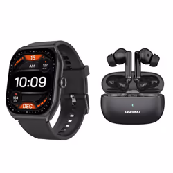 Daewoo Complete Activity Set Active+ Smart Watch 120 Sports Modes & Bluetooth True Wireless Earphones 15hrs Playback