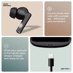 Daewoo Complete Activity Set Active+ Smart Watch 120 Sports Modes & Bluetooth True Wireless Earphones 15hrs Playback
