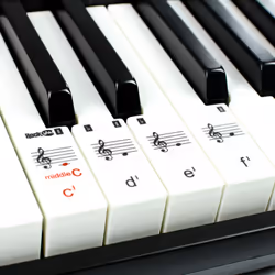 RockJam 49-Key Keyboard Piano with Sheet Music Stand, Piano Note Stickers & Lessons - Additional view 7