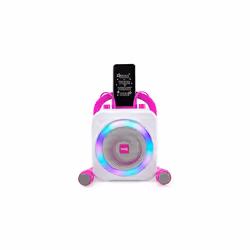 The RockJam Party Karaoke Machine With Bluetooth, 10Watt Speaker & Two Microphones
