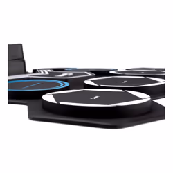 RockJam Roll Up Bluetooth Drum Kit with Built-in Battery & Drumsticks - Additional view 5